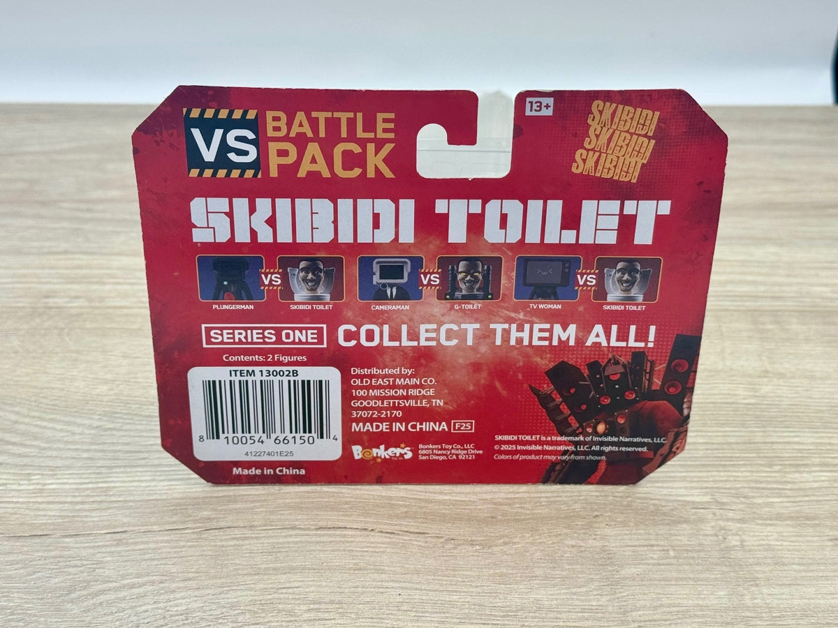 Skibidi Toilet Series 1 Cameraman vs G-Toilet Battle Pack