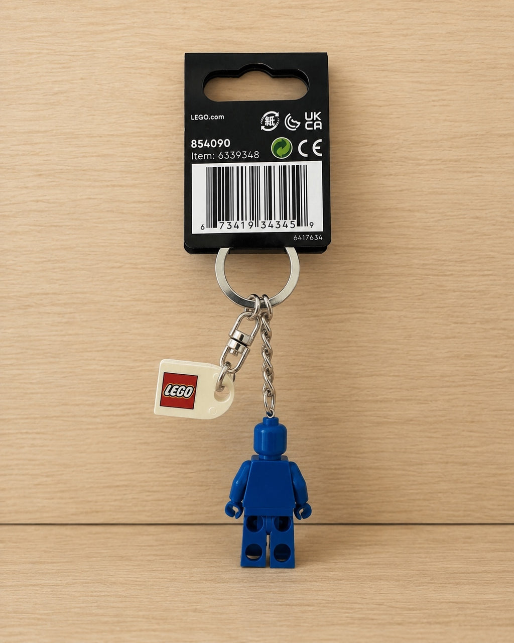 LEGO VIP Blue Minifigure Keychain 854090 With Original Tag