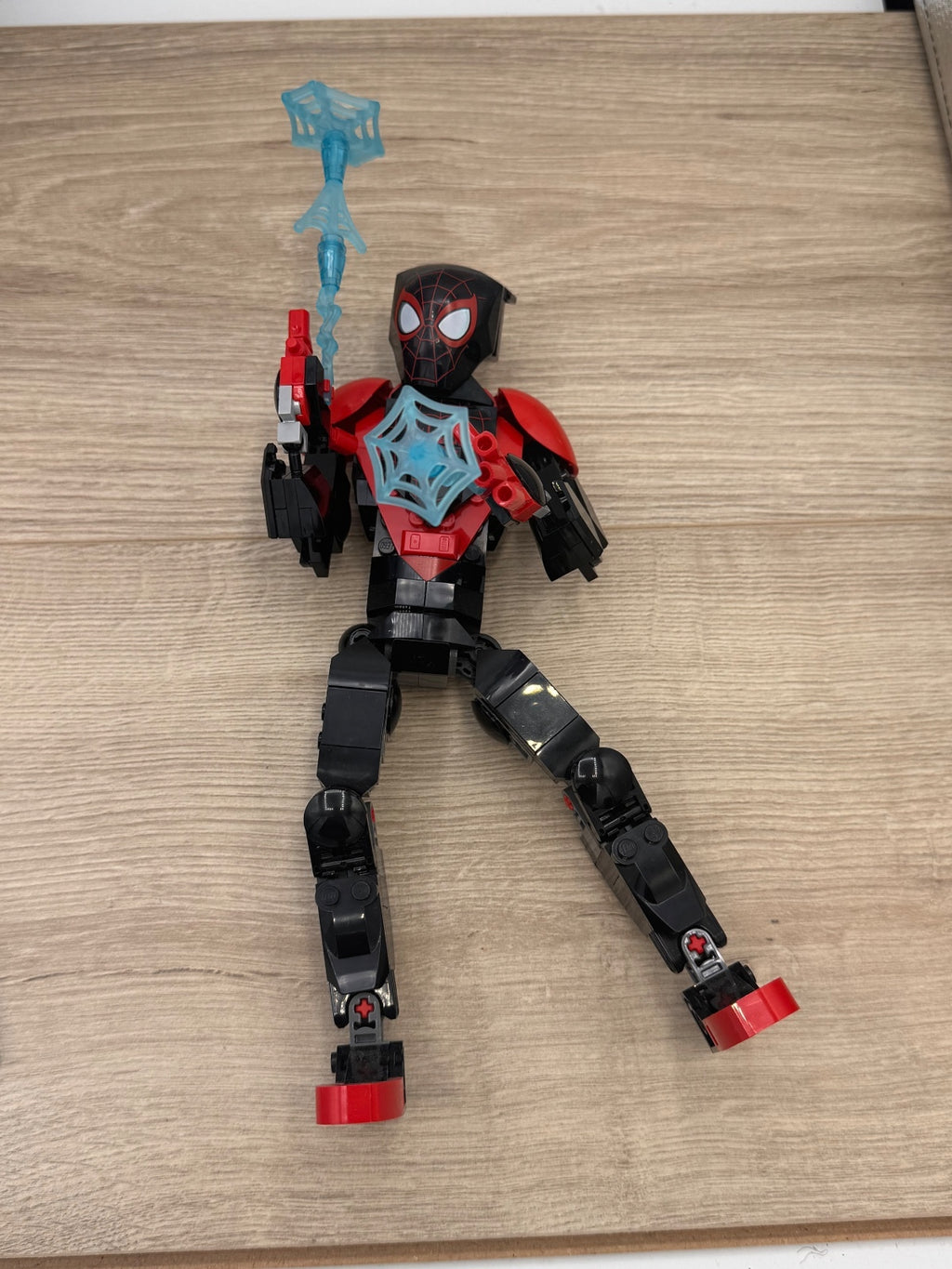 LEGO 76225 Miles Morales Spiderman– Complete w/ Box, Manual & Web Accessories