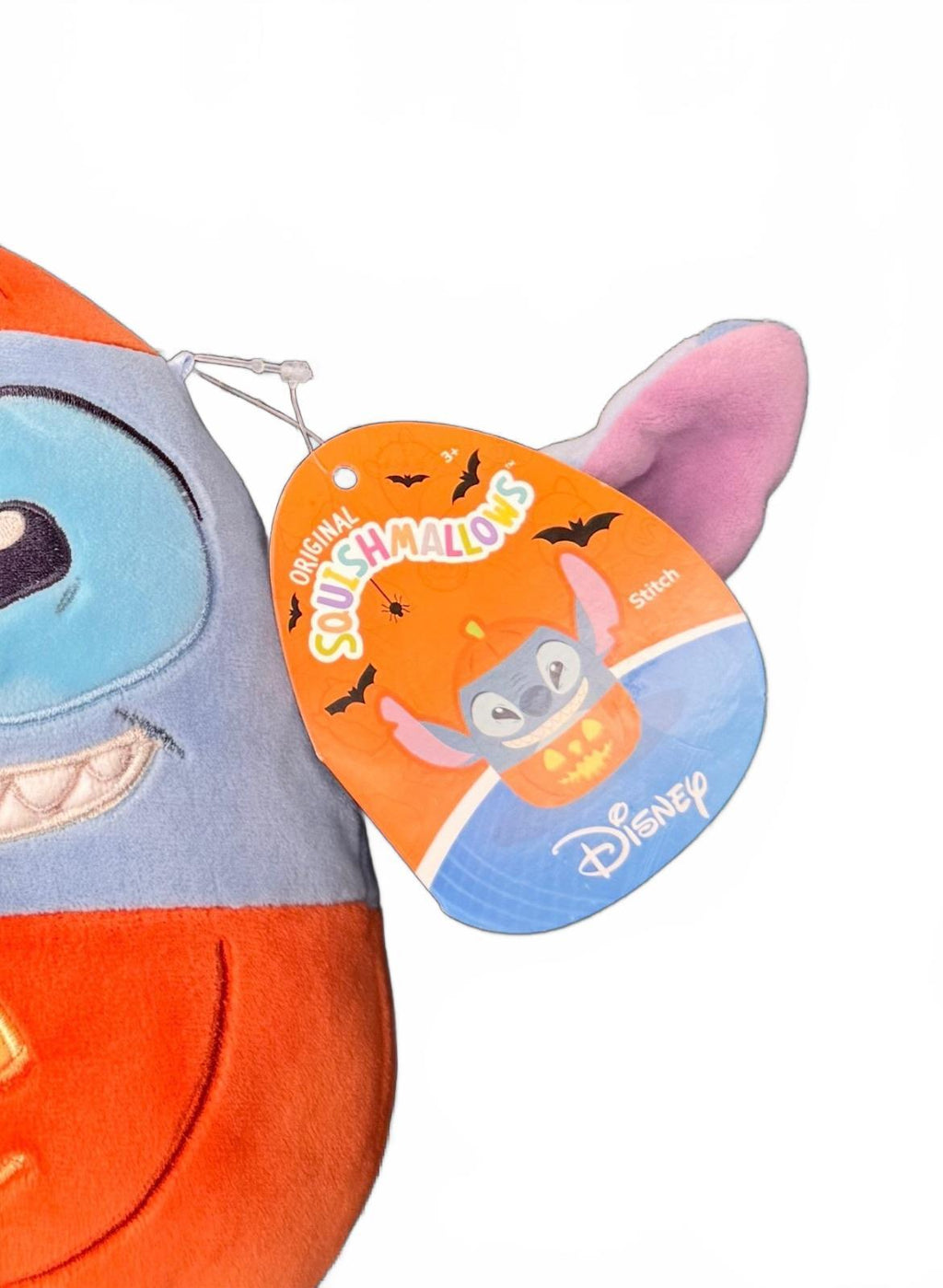 Disney Stitch Halloween Pumpkin Squishmallows Plush Jazwares NWT