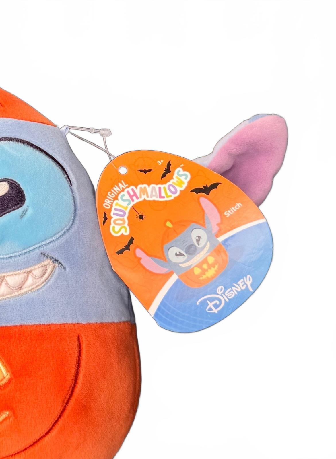 Disney Stitch Halloween Pumpkin Squishmallows Plush Jazwares NWT