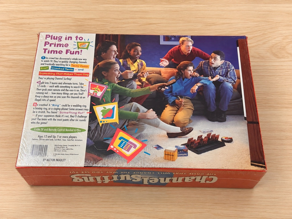 Vintage 1994 Milton Bradley Channel Surfing Board Game NEW SEALED