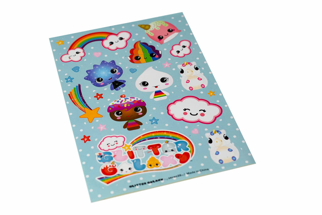 Glitter Galaxy Sticker Friends Sheet Wave 1