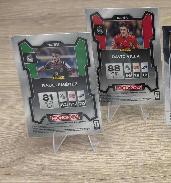 2026 Prizm Monopoly FIFA 5 Card Lot Gerrard Villa Valverde