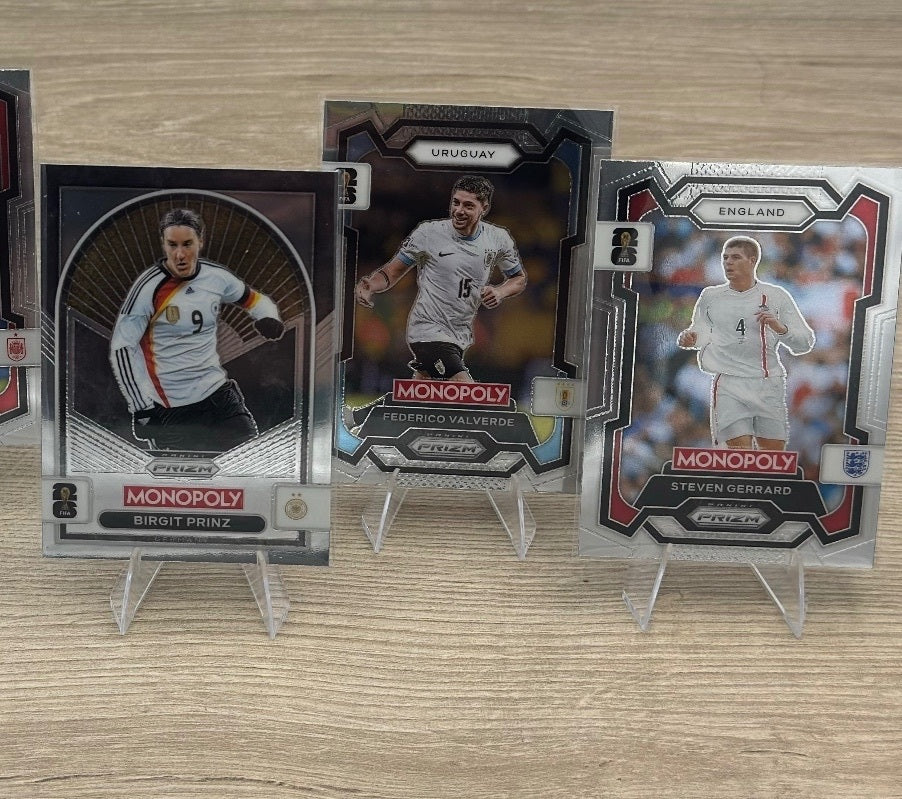 2026 Prizm Monopoly FIFA 5 Card Lot Gerrard Villa Valverde
