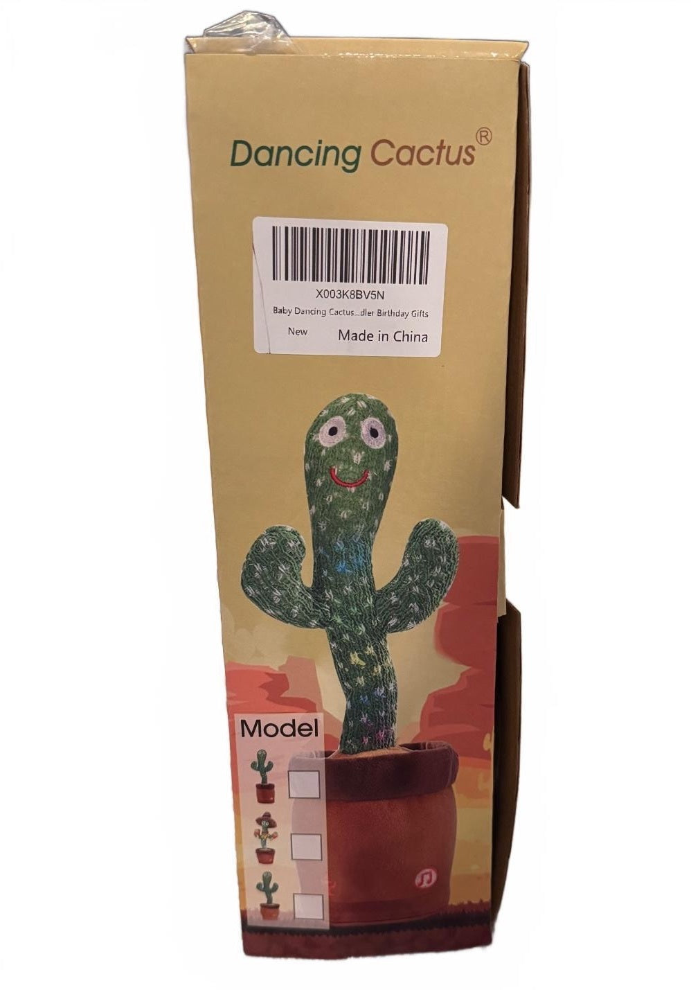 Dancing Cactus Musical Interactive Plush Toy NEW Open Box
