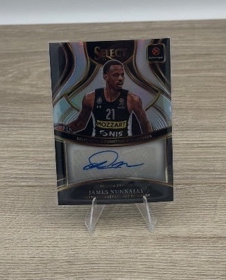 2025-26 Panini Select EuroLeague James Nunnally Auto SCS-NUN Prizm