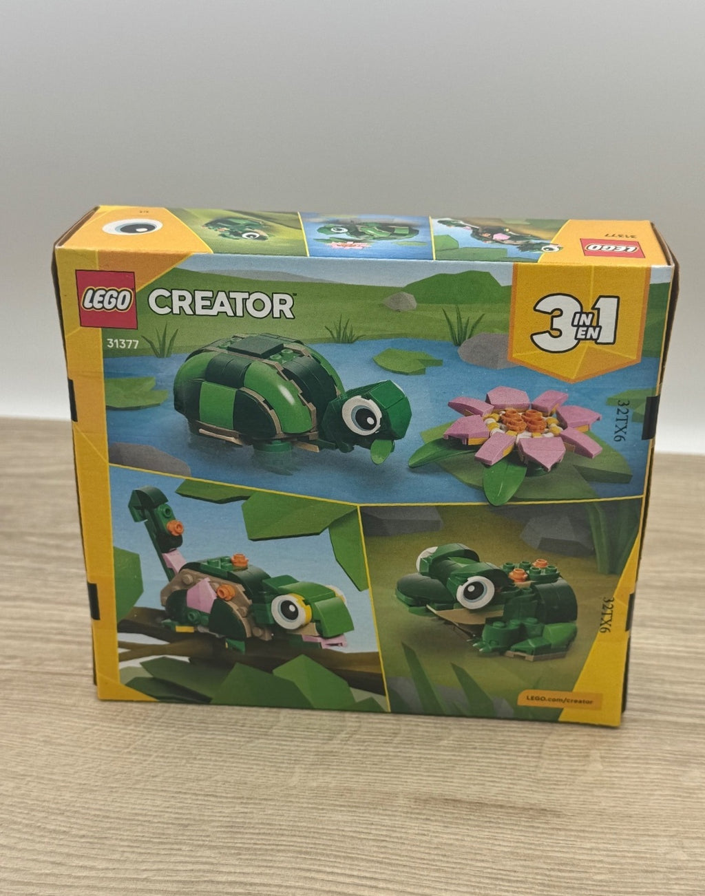 LEGO 31377 Turtle Water Lily Creator 3-in-1 (3 Identical Packs)