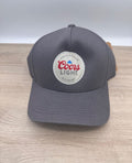 Coors Light Cold As The Rockies Gray Brist Snapback Hat NWT