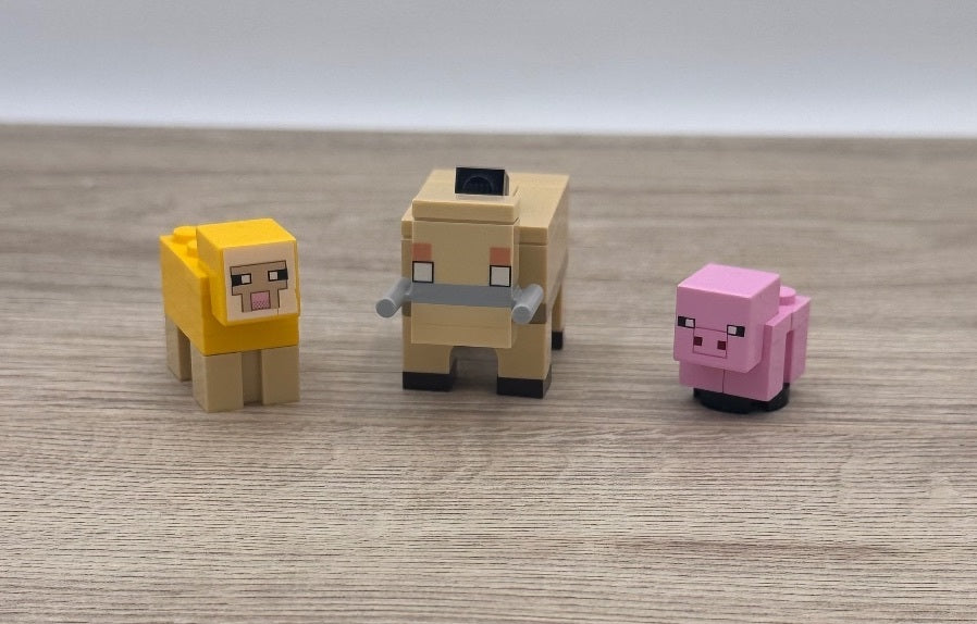 LEGO Minecraft Animal Lot Camel Pig Yellow Sheep