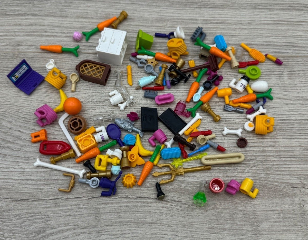 LEGO Minifigure Accessories Mixed Lot 130+ Pieces