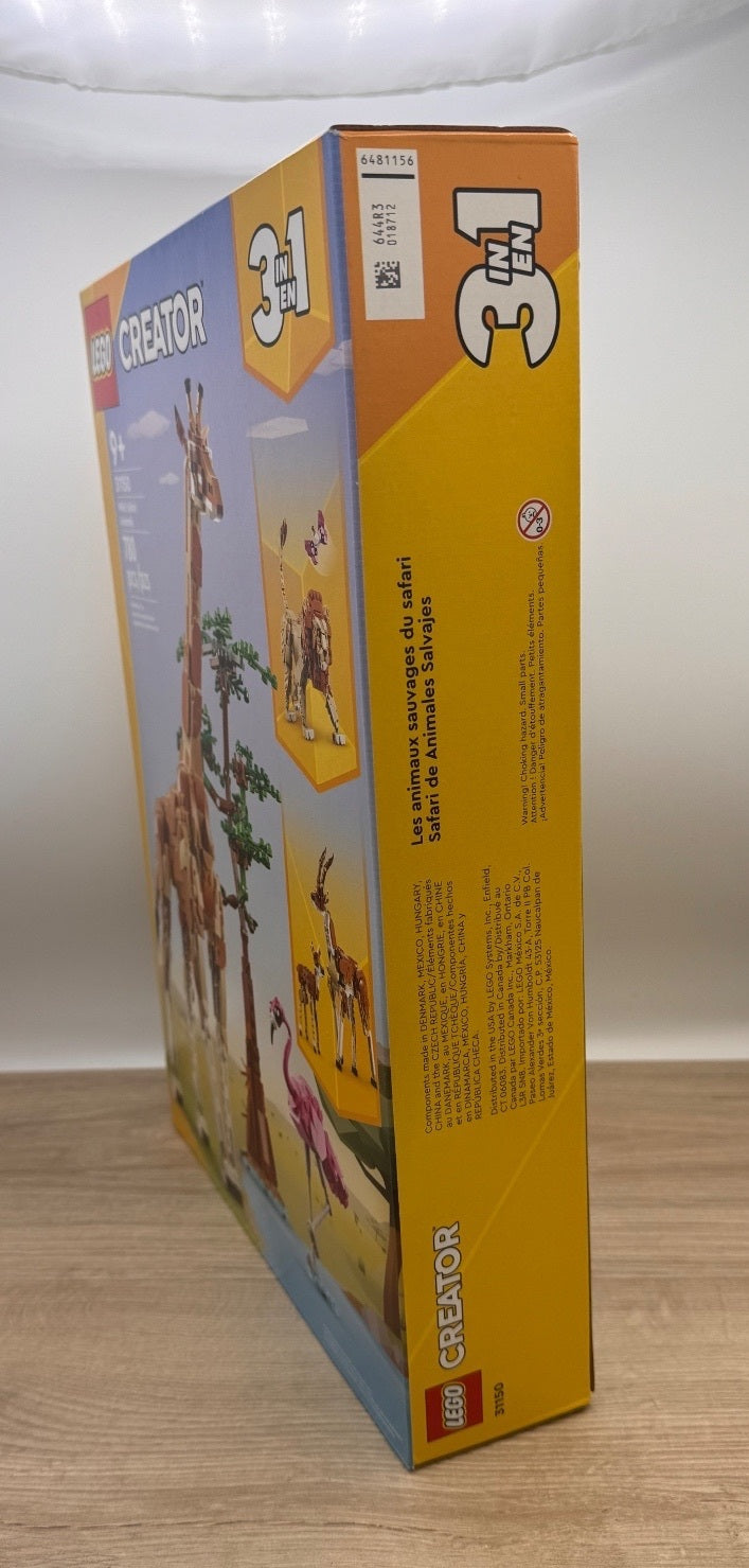 LEGO 31150 Creator 3in1 Wild Safari Animals 780pc Sealed