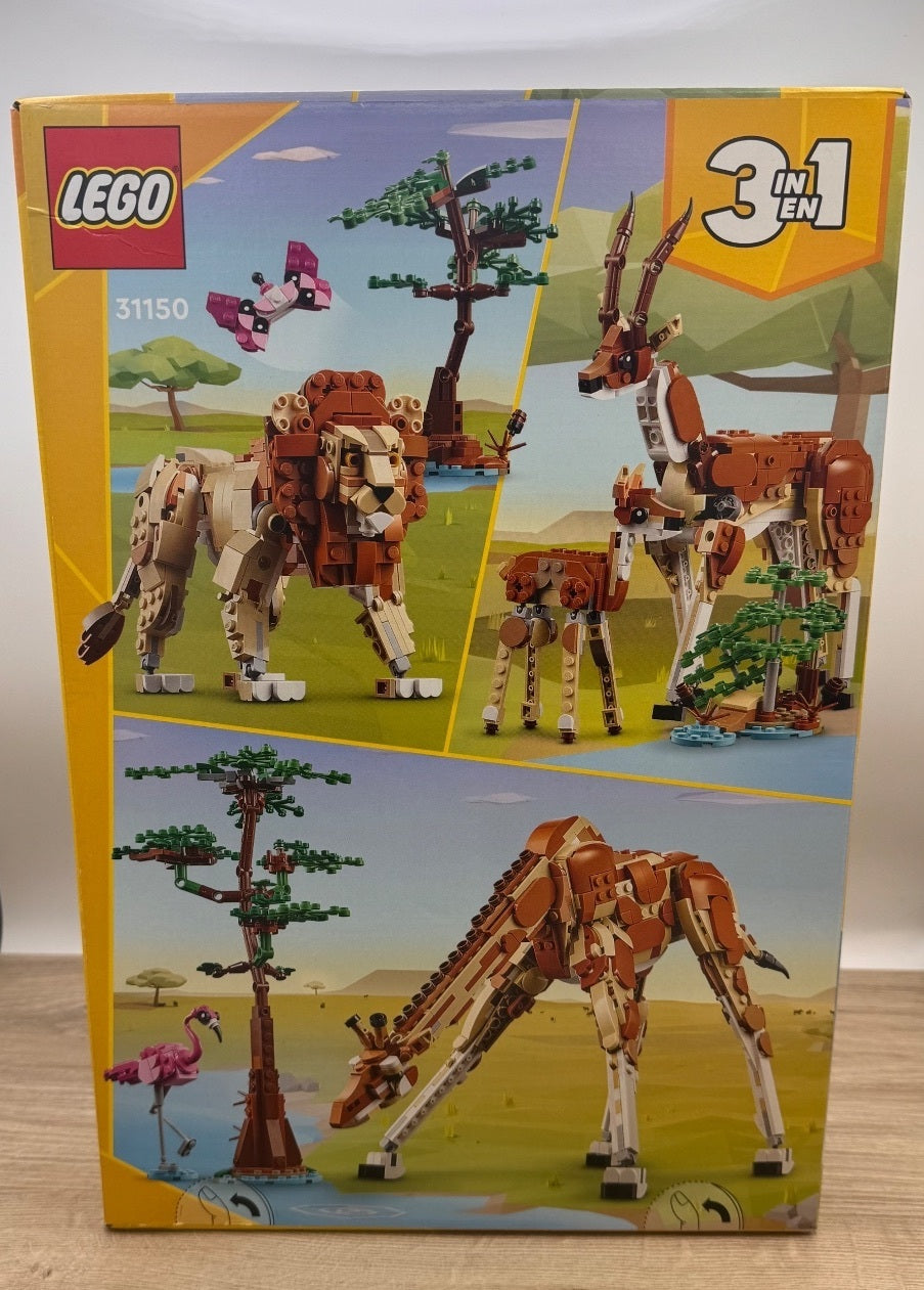 LEGO 31150 Creator 3in1 Wild Safari Animals 780pc Sealed