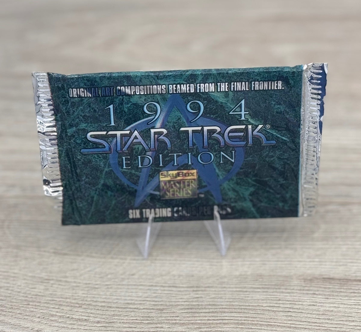 1994 SkyBox Star Trek Master Series Sealed Card Pack, NEW