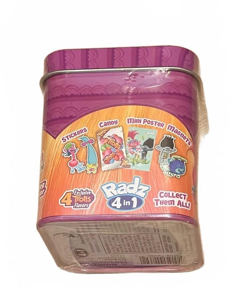DreamWorks Trolls Radz 4-in-1 Tin Sealed 2017