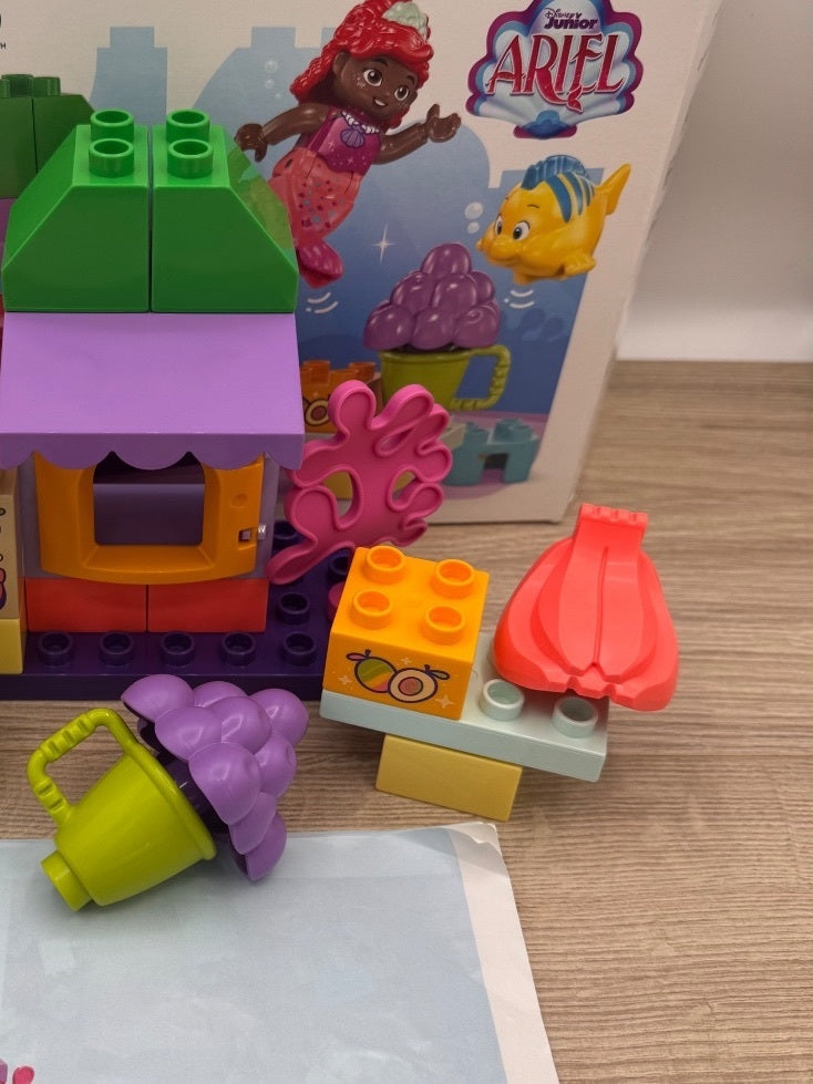 LEGO DUPLO Disney 10420 Ariel Flounder Cafe Complete open Box, Preowned