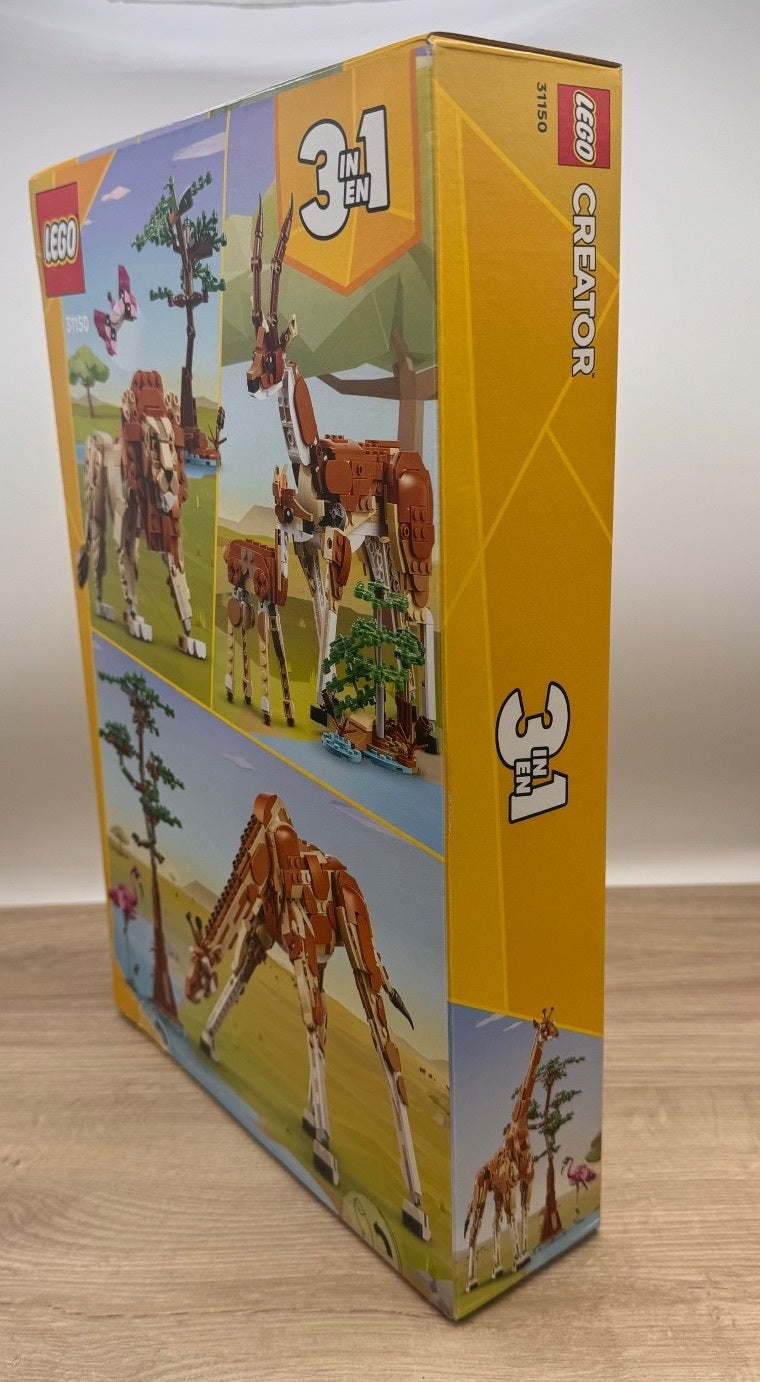 LEGO 31150 Creator 3in1 Wild Safari Animals 780pc Sealed