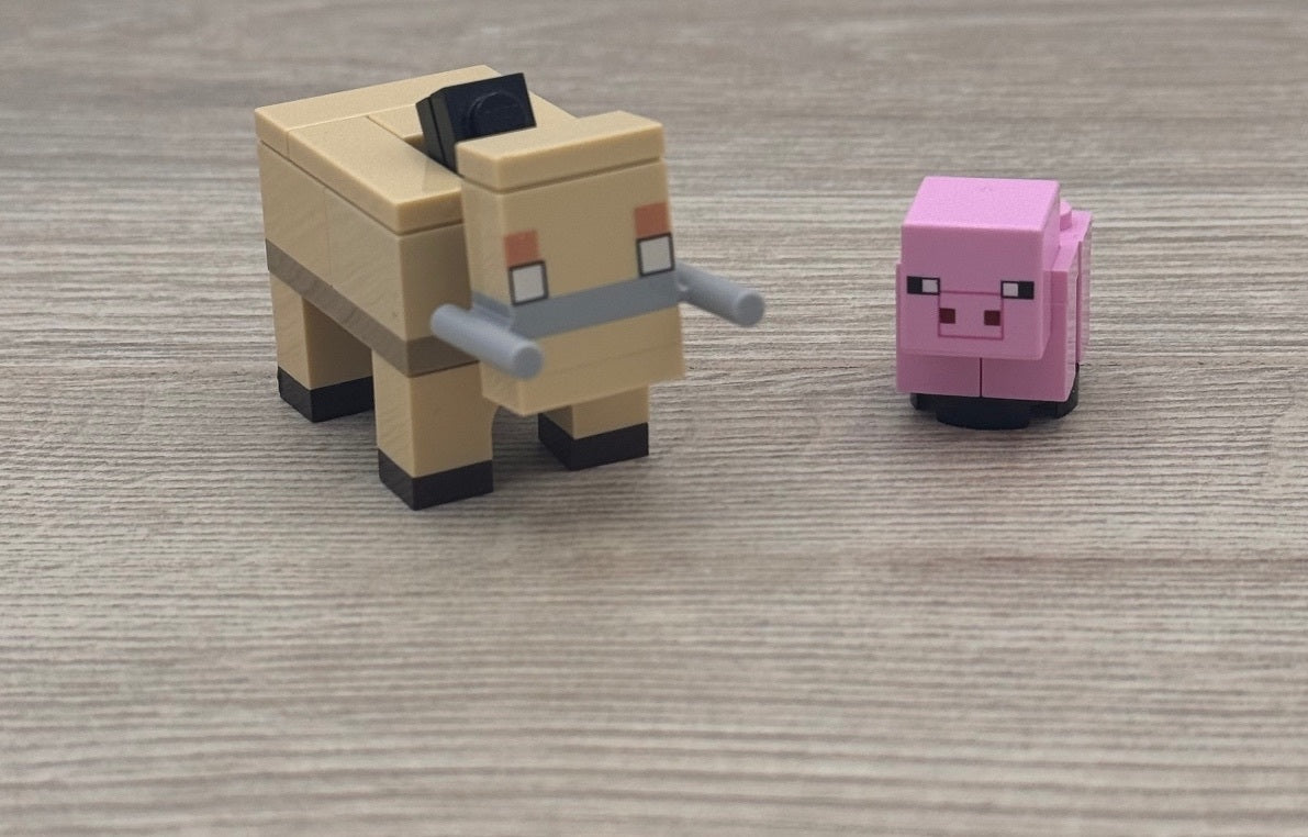 LEGO Minecraft Animal Lot Camel Pig Yellow Sheep